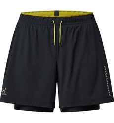 Haglöfs L.I.M Tempo Trail 2-in-1 Shorts W – Pantaloni scurți 2 în 1 de alergare trail - Negru True Black
