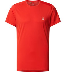Haglöfs L.I.M Tech Tee – Tricou tehnic ultraușor - Roșu Habanero