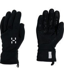 Haglöfs Bow Windstopper Glove – Mănuși din piele cu Windstopper - Negru True Black
