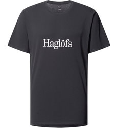Haglöfs Outsiders Tee – Tricou din bumbac - Negru True Black