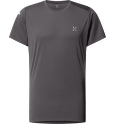 Haglöfs L.I.M Tech Tee – Tricou tehnic ultraușor - Gri închis Magnetite