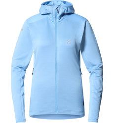 Haglöfs L.I.M Mid Multi Hood W – Hanorac strat intermediar - Albastru deschis Sky Blue