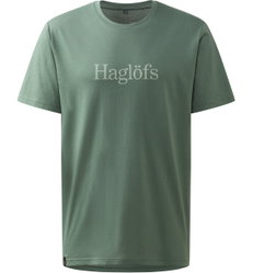 Haglöfs Outsiders Tee – Tricou din bumbac - Verde Chlorophyll Green
