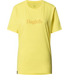 Haglöfs Outsiders Tee W – Tricou din bumbac - Galben Pale Yellow