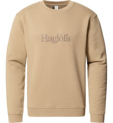 Haglöfs Crewneck – Bluză din bumbac organic - Maro Oak Brown