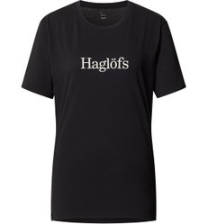 Haglöfs Outsiders Tee W – Tricou din bumbac - Negru True Black