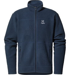 Haglöfs Mossa Pile Jacket – Geacă fleece pufos - Albastru închis Tarn Blue
