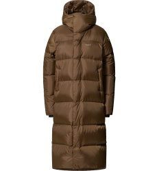 Haglöfs Long Down II Parka W – Parka lungă din puf - Maro Teak Brown