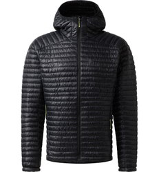 Haglöfs L.I.M Mimic II Hood – Geacă izolată ultraușoară Mimic cu glugă - Negru True Black
