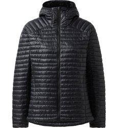 Haglöfs L.I.M Mimic II Hood W – Geacă izolată ultraușoară Mimic cu glugă - Negru True Black