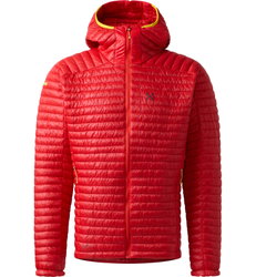 Haglöfs L.I.M Mimic II Hood – Geacă izolată ultraușoară Mimic cu glugă - Roșu Tech Red