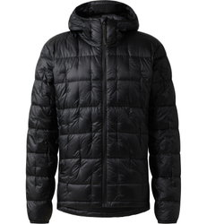 Haglöfs Hede Down Hood – Geacă din puf cu glugă - Negru True Black