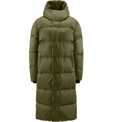 Haglöfs Long Down II Parka W – Parka lungă din puf - Verde Olive Green