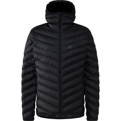 Haglöfs Särna Mimic II Hood – Geacă izolată Mimic Gold cu glugă - Negru True Black
