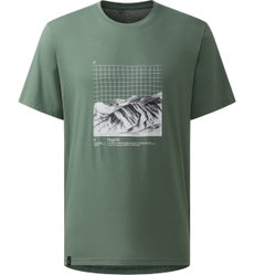 Haglöfs Outsiders Graphic Tee – Tricou cu imprimeu - Verde Chlorophyll Green