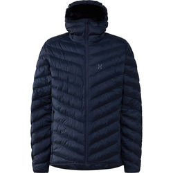 Haglöfs Särna Mimic II Hood – Geacă izolată Mimic Gold cu glugă - Albastru închis Tarn Blue