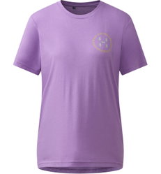 Haglöfs Outsiders Graphic Tee W – Tricou cu imprimeu - Mov Purple Ice