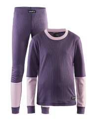 Craft Baselayer Set Junior – Set strat de bază pentru copii - Mov
