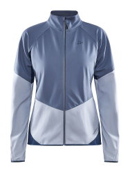 Craft Glide Jacket W – Geacă softshell de schi fond - Albastru deschis