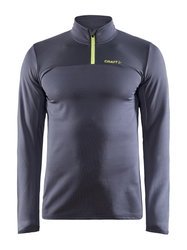 Craft Core Gain Midlayer – Bluză strat intermediar cu fermoar scurt - Gri