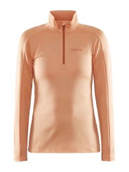 Craft Core Gain Midlayer W – Bluză strat intermediar cu fermoar scurt - Portocaliu