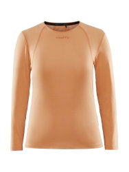Craft ADV Essence LS Tee W – Bluză tehnică cu mânecă lungă - Portocaliu (582000)