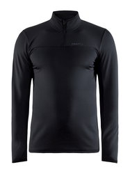 Craft Core Gain Midlayer – Bluză strat intermediar cu fermoar scurt - Negru