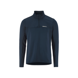 Craft Core Gain Midlayer – Bluză strat intermediar cu fermoar scurt - Albastru (3980)