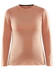 Craft ADV Essence LS Tee W – Bluză tehnică cu mânecă lungă - Portocaliu (716000)