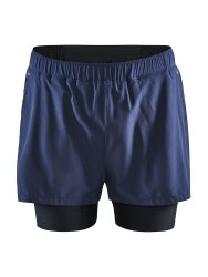 Craft ADV Essence 2-IN-1 Stretch Shorts – Pantaloni scurți de antrenament 2 în 1 - Albastru închis