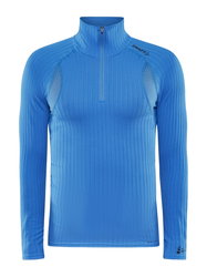 Craft Active Extreme X Zip LS – Bluză strat de bază cu fermoar scurt - Albastru