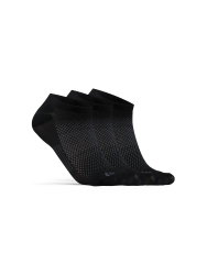 Craft Active Footies 3-pack – Șosete scurte de antrenament, 3 perechi - Negru
