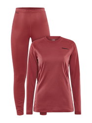 Craft Core Warm Baselayer Set W – Set strat de bază cald - Roșu