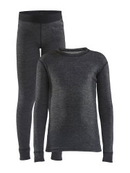 Craft Core Wool Merino Set Junior – Set strat de bază cu lână merinos pentru copii - Negru