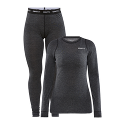 Craft Core Wool Merino Set W – Set strat de bază cu lână merinos - Negru
