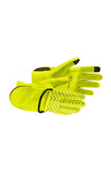 Craft ADV Lumen Hybrid Glove – Mănuși de alergare hibride reflectorizante - Galben