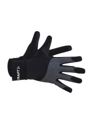 Craft ADV Lumen Fleece Glove – Mănuși de alergare fleece reflectorizante - Negru