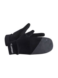 Craft ADV Lumen Hybrid Glove – Mănuși de alergare hibride reflectorizante - Negru