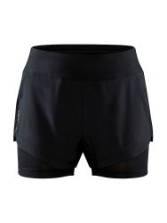Craft ADV Essence 2-IN-1 Shorts W – Pantaloni scurți de antrenament 2 în 1 - Negru