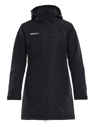 Craft Parka Jacket W – Parka matlasată izolată - Negru