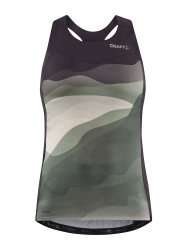 Craft ADV Endur Singlet W – Maiou de ciclism - Gri închis cu model