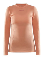 Craft PRO Wool Extreme X LS W – Bluză strat de bază cu lână merinos - Portocaliu