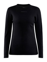 Craft PRO Wool Extreme X LS W – Bluză strat de bază cu lână merinos - Negru