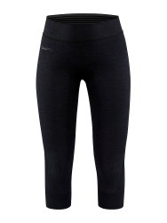 Craft Core Dry Active Comfort Knickers W – Pantaloni 3/4 strat de bază - Negru (999000)