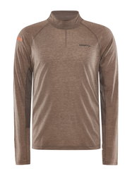 Craft ADV Subz Wool LS Tee 2 – Bluză de alergare cu merinos - Maro