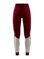 Craft ADV Nordic Wool Pant W – Pantaloni strat de bază cu merinos - Roșu