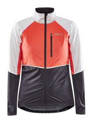 Craft ADV Bike Hydro Lumen Jacket W – Geacă de ploaie de ciclism reflectorizantă - Portocaliu