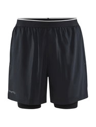 Craft ADV Essence Perforated 2-IN-1 Stretch Shorts – Pantaloni scurți 2 în 1 perforați - Negru
