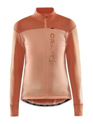 Craft Core Bike Subz LS Jersey W – Tricou de ciclism cu mânecă lungă, izolat - Portocaliu
