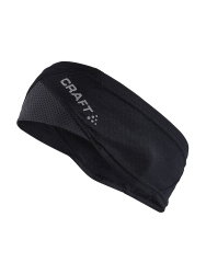 Craft ADV Lumen Fleece Headband – Bentiță de antrenament reflectorizantă - Negru